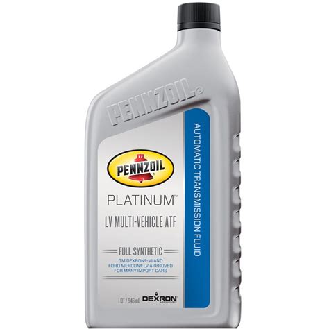 pennzoil platinum lv multi vehicle atf compatibility|pennzoil application guide.